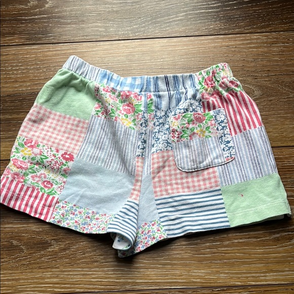 Polo by Ralph Lauren Red and Pink Patchwork Shorts - Picture 4 of 4